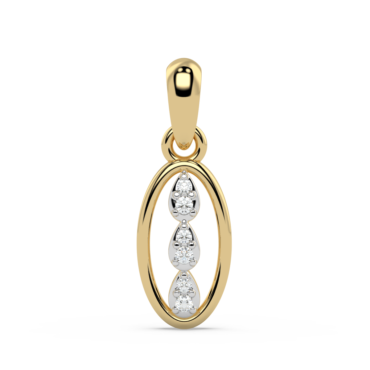 9k gold opal pendant