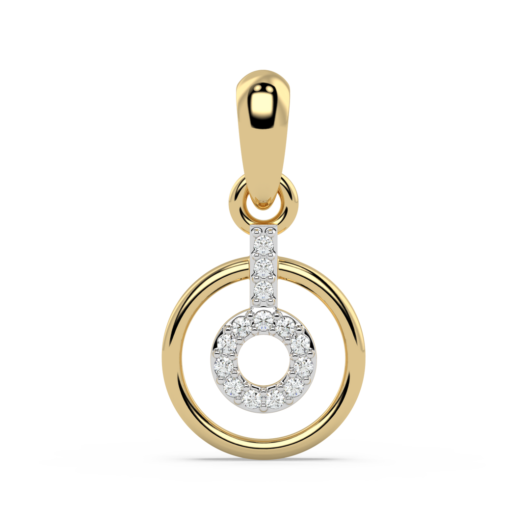 9K Gold Ruby Pendant