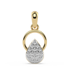 9K Gold Gemma Pendant