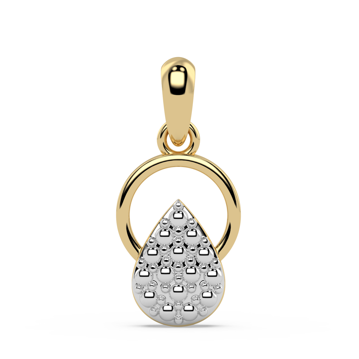 9k gold gemma pendant