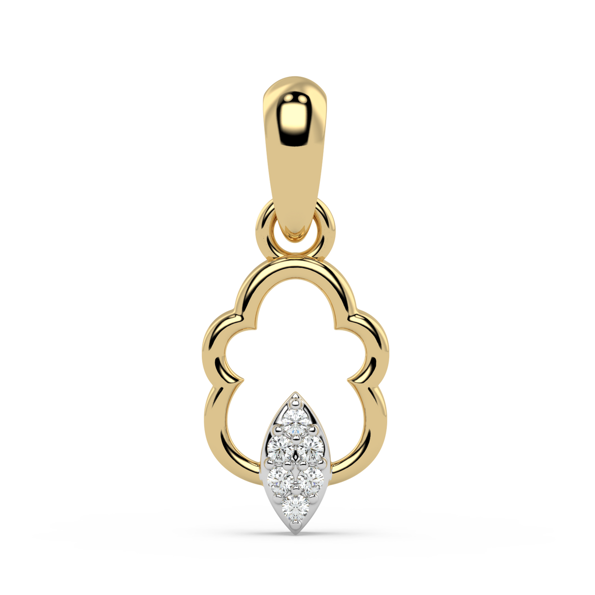 9k gold estelle pendant