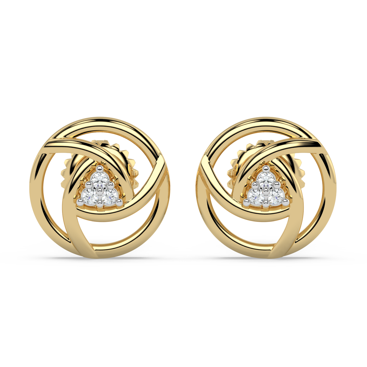 9k gold farah earrings