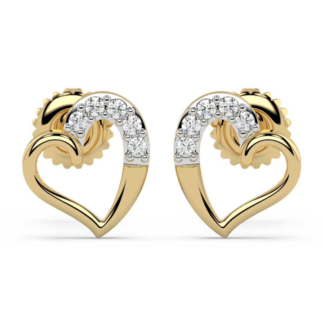 9K Gold Luna Earrings