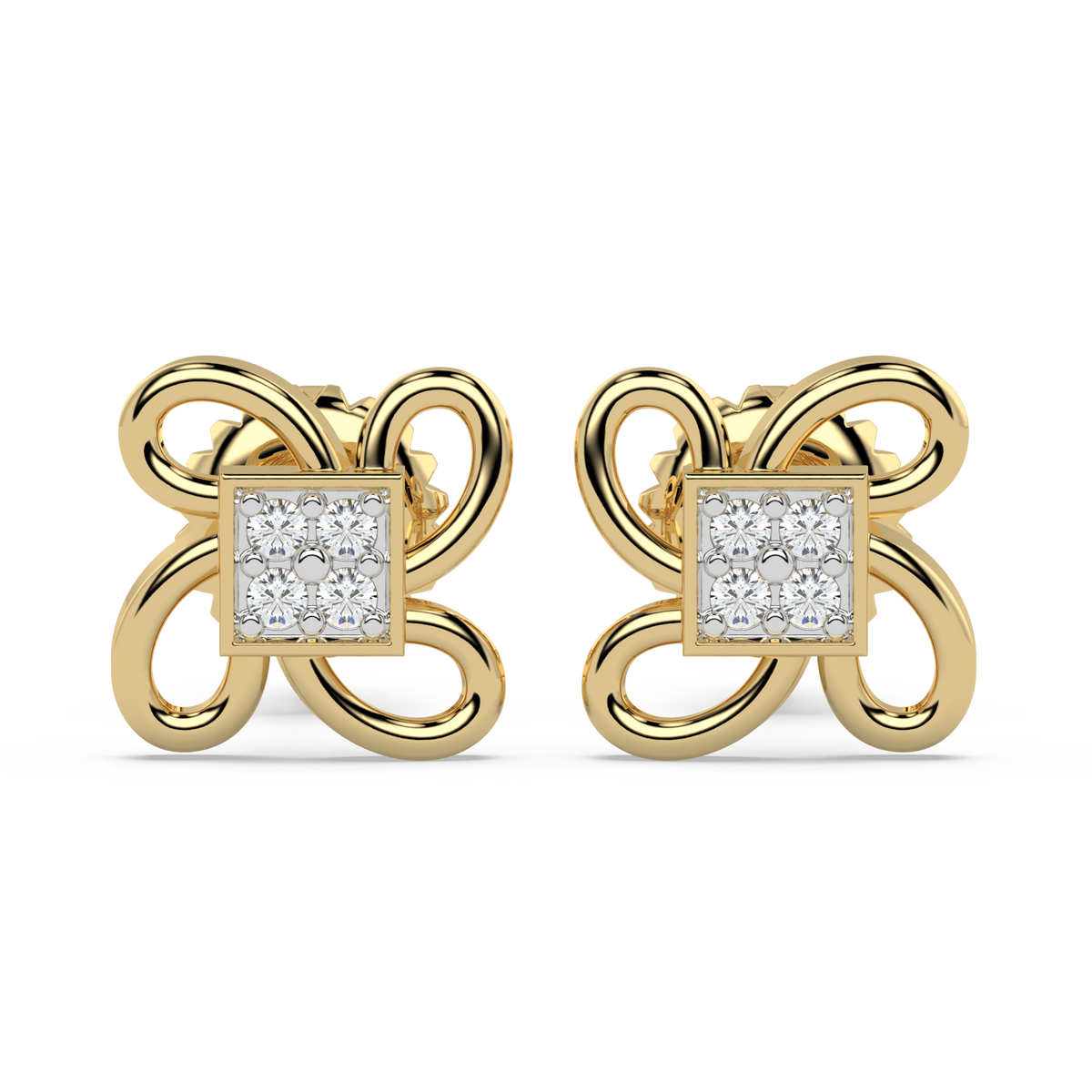 9k gold renata earrings