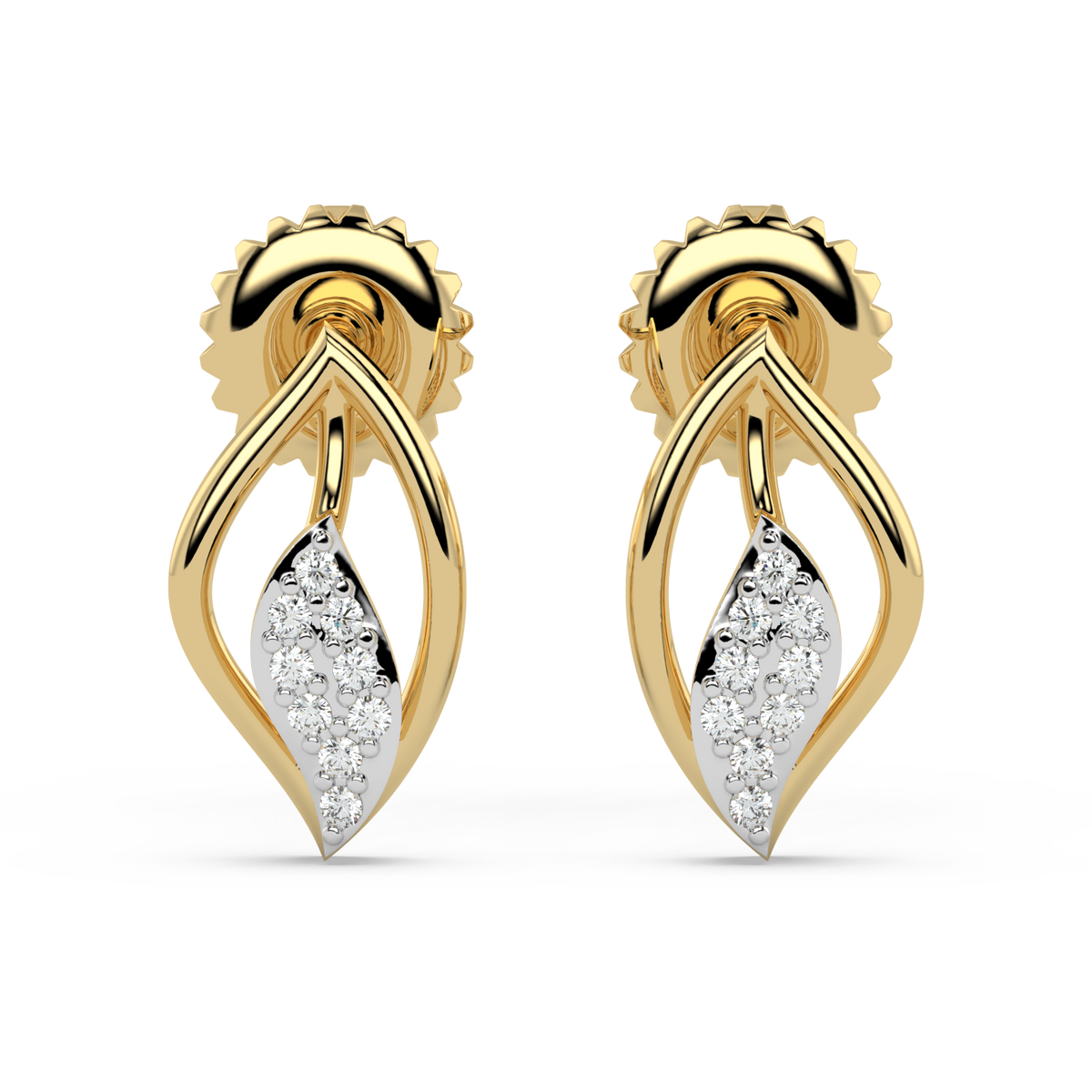 9k gold catalina earrings