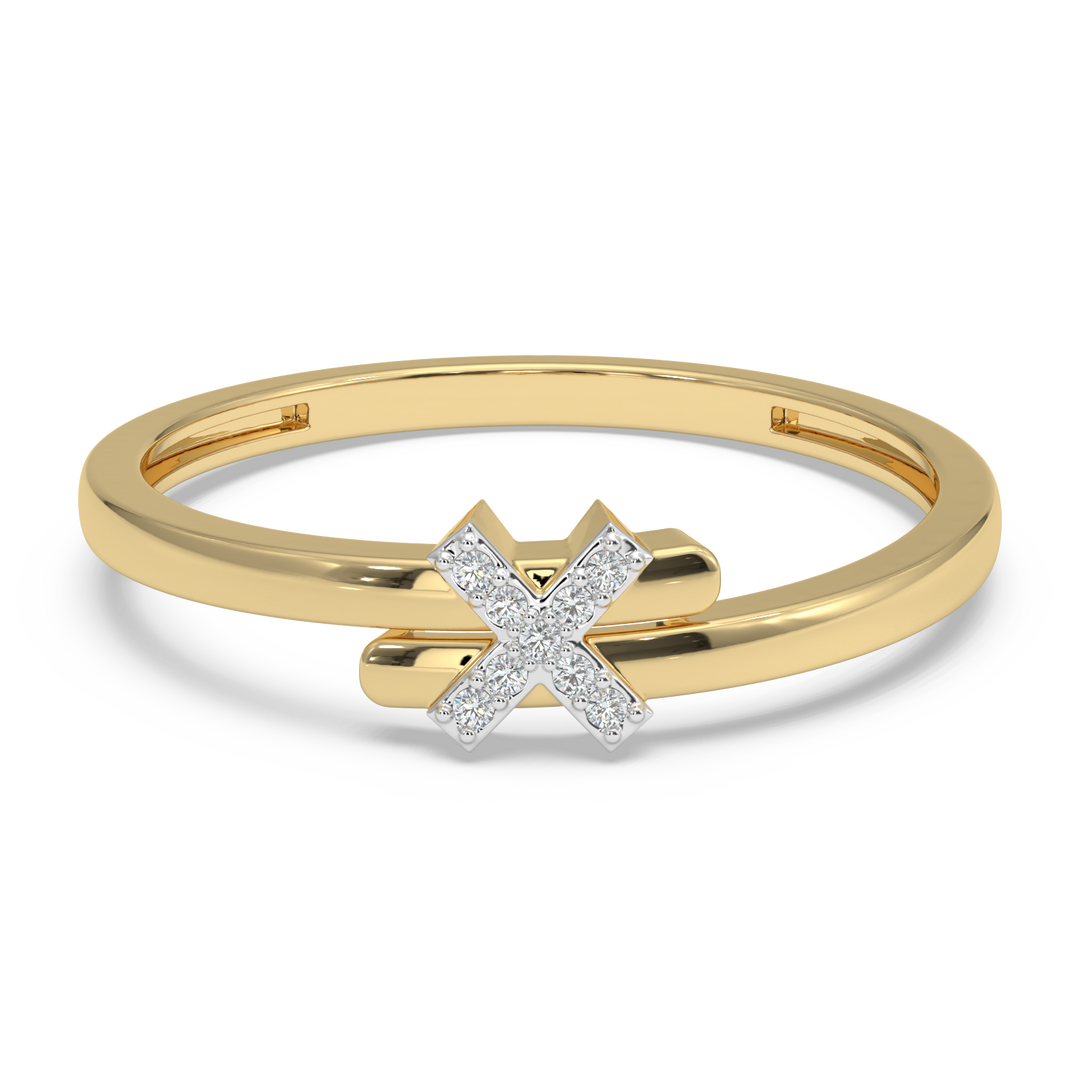 9K Gold Anvi Ring