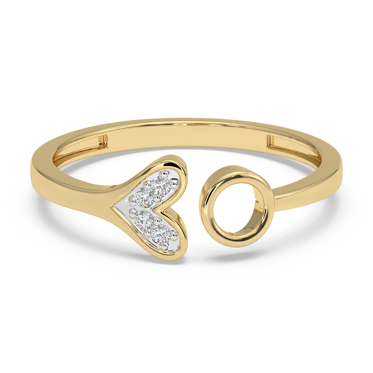 9k gold ishani ring