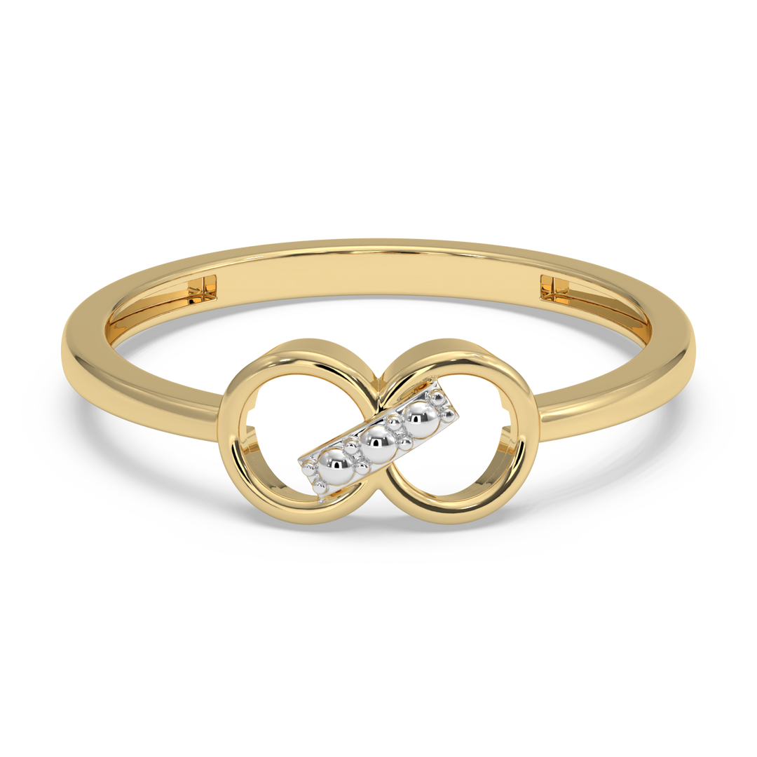 9K Gold Naina Ring