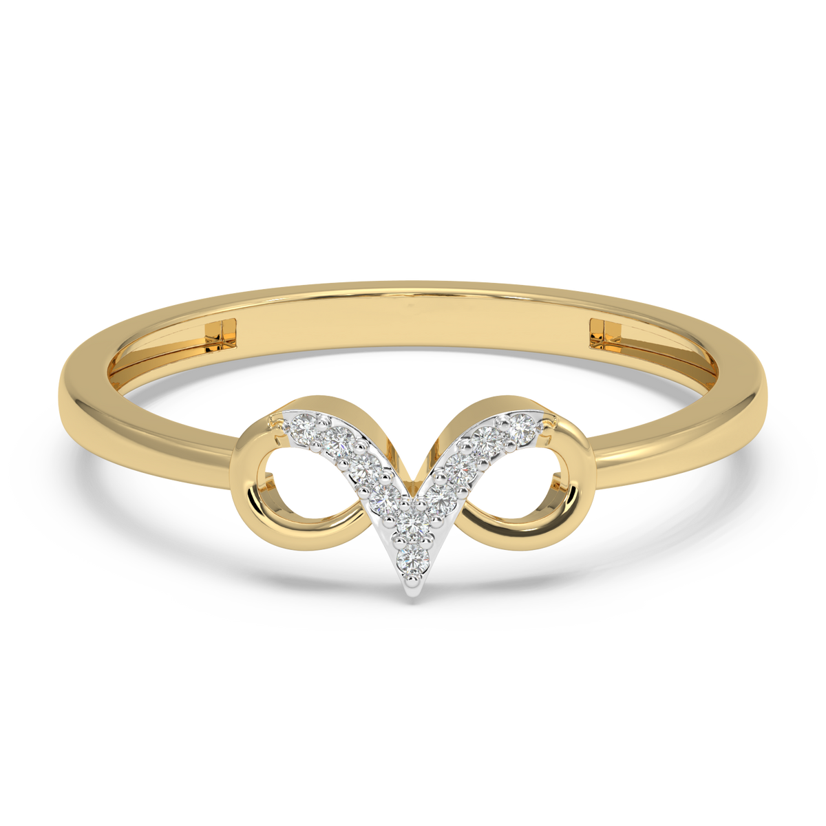 9k gold myra ring