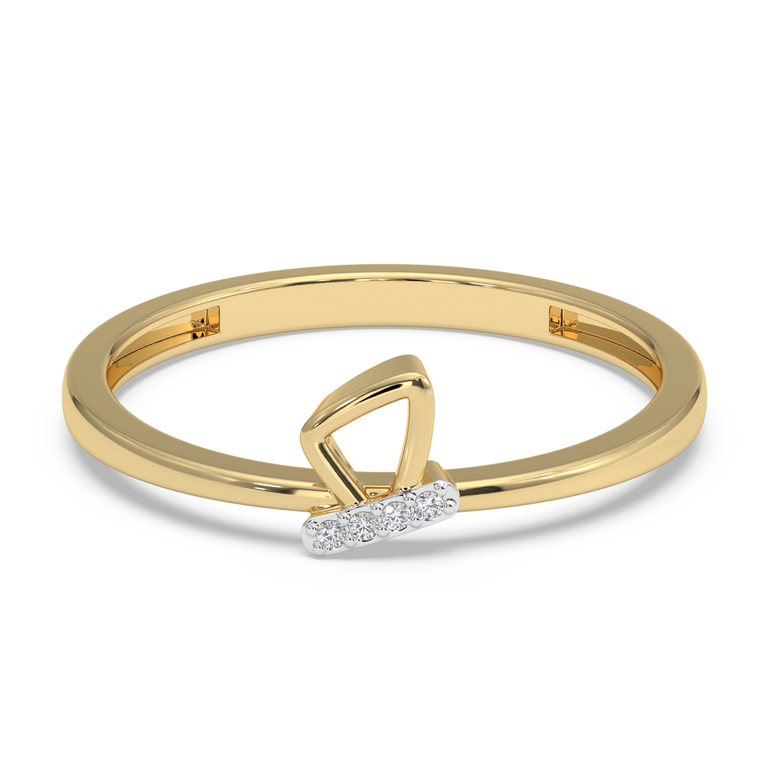 9K Gold Vega Ring