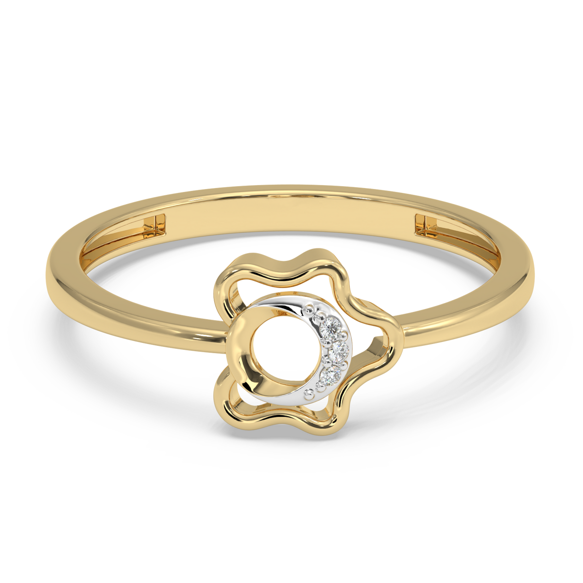 9k gold calliope ring
