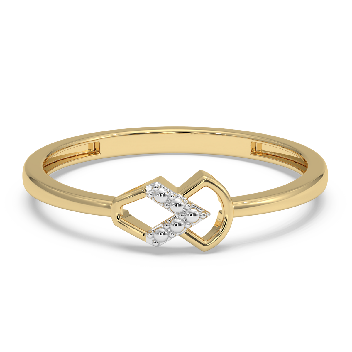9k gold evangeline ring