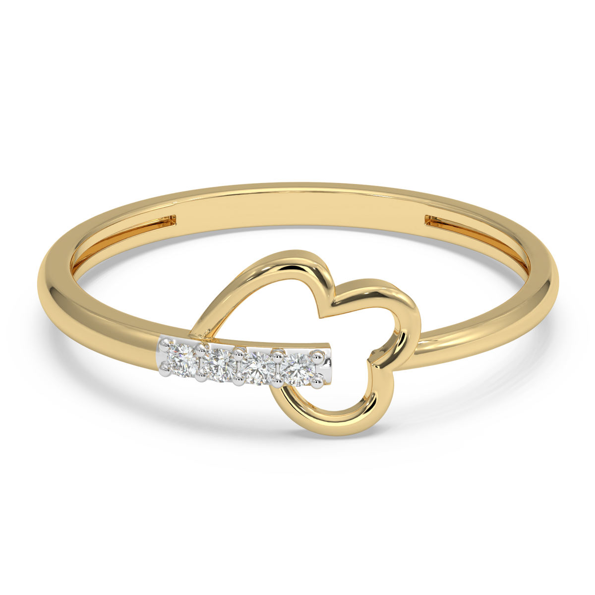 9k gold florence ring