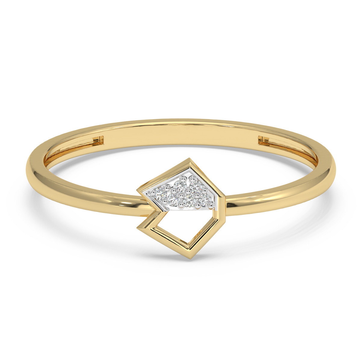 9k gold brigitte ring