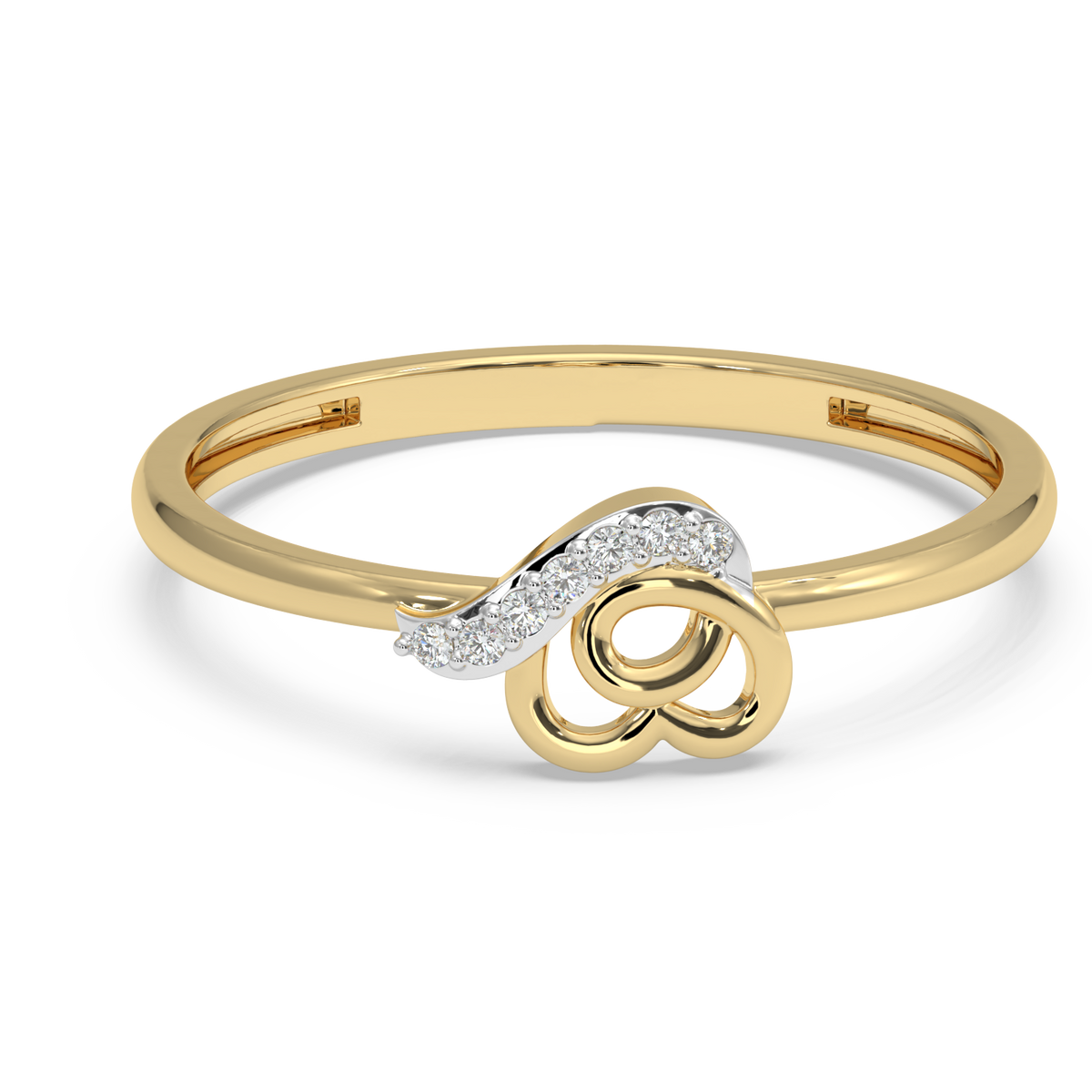9k gold ginevra ring