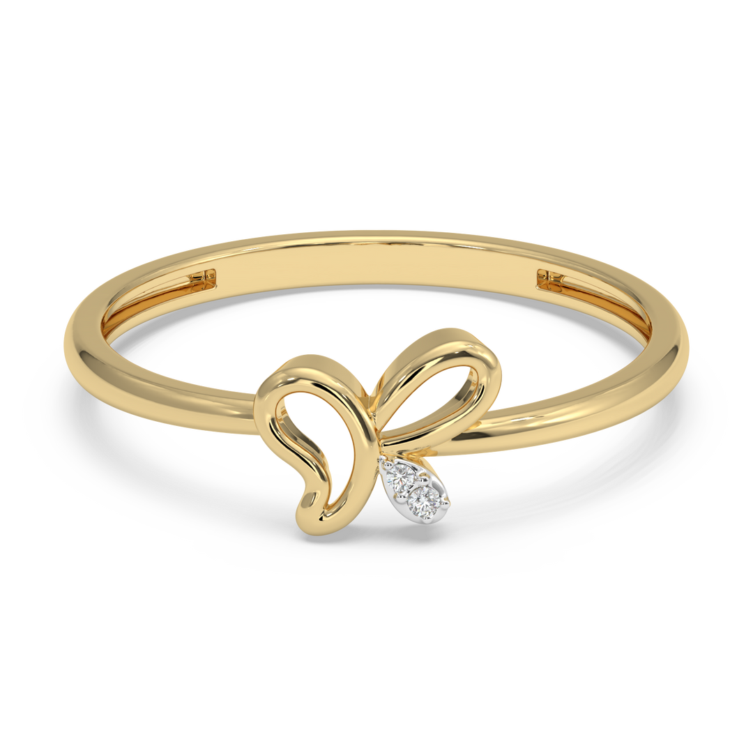 9K Gold Tara Ring