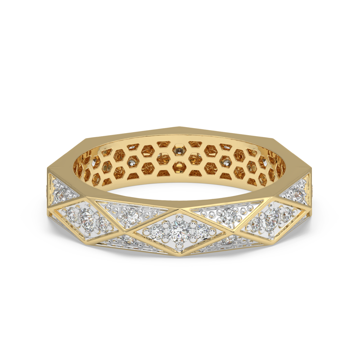9k gold saanvi ring