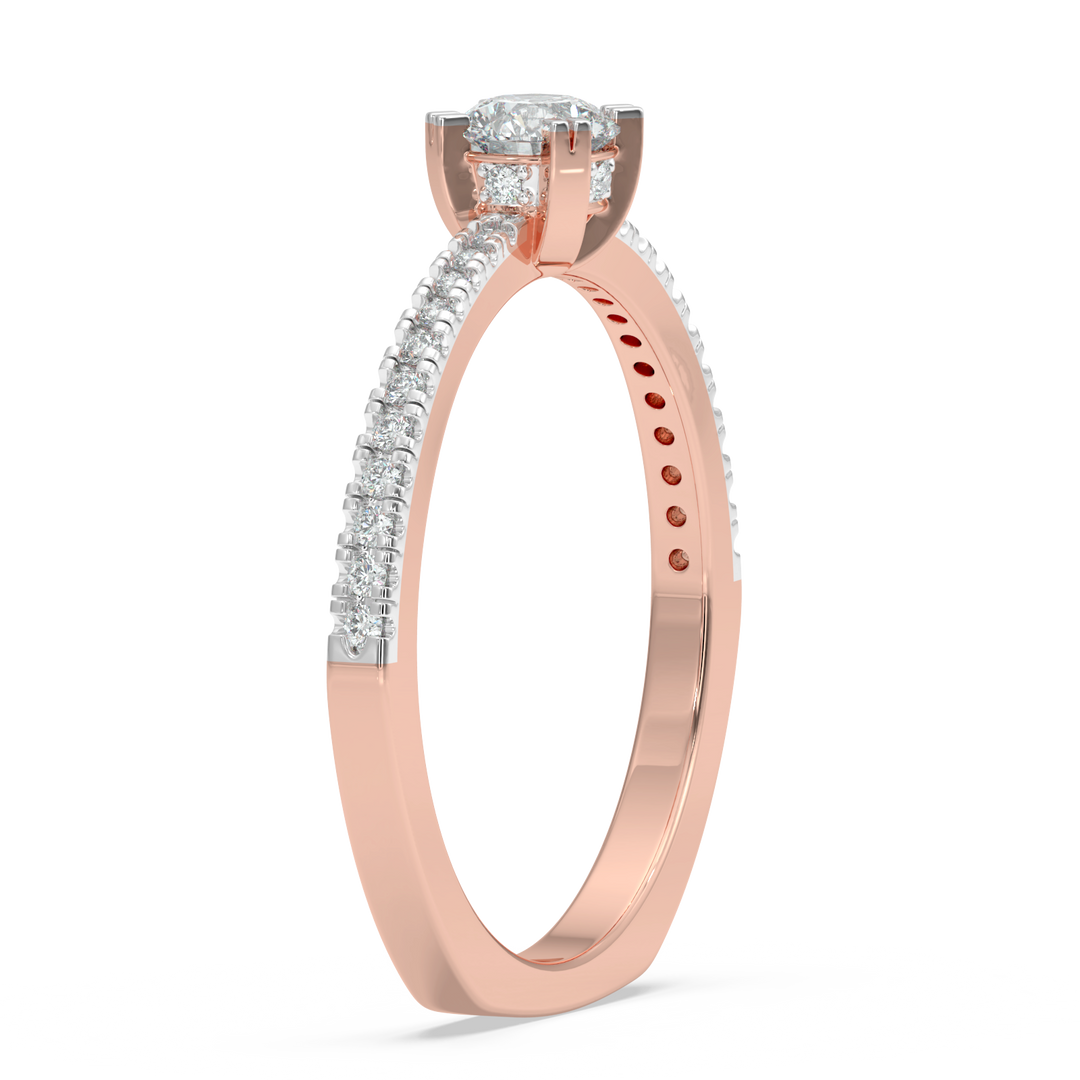 9K Gold Cordelia Ring