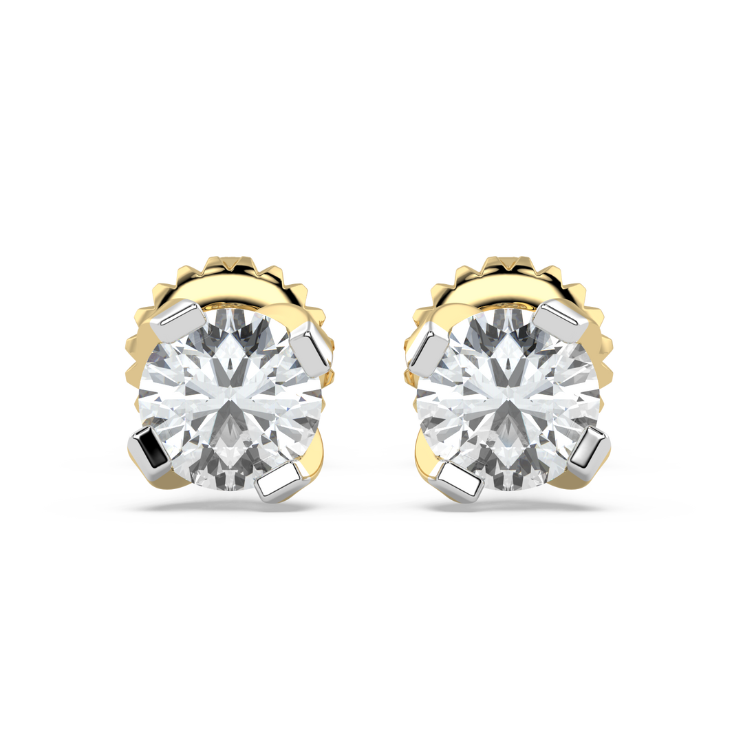 9K Gold Lilac Earrings