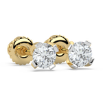 Load image into Gallery viewer, 9K Gold Lilac Earrings
