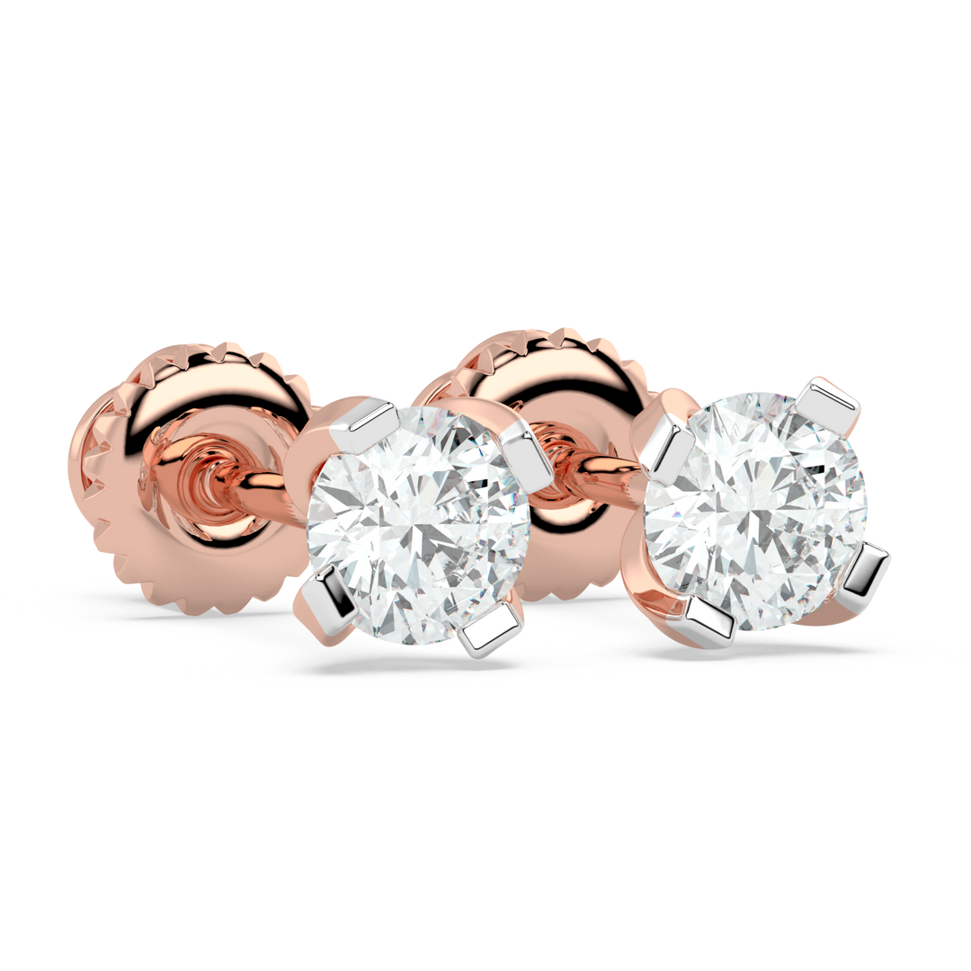 9K Gold Lilac Earrings