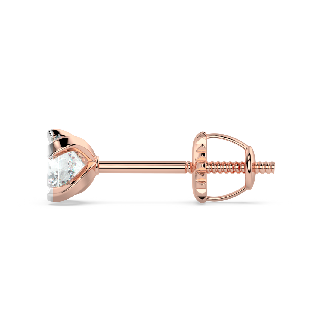 9K Gold Lilac Earrings