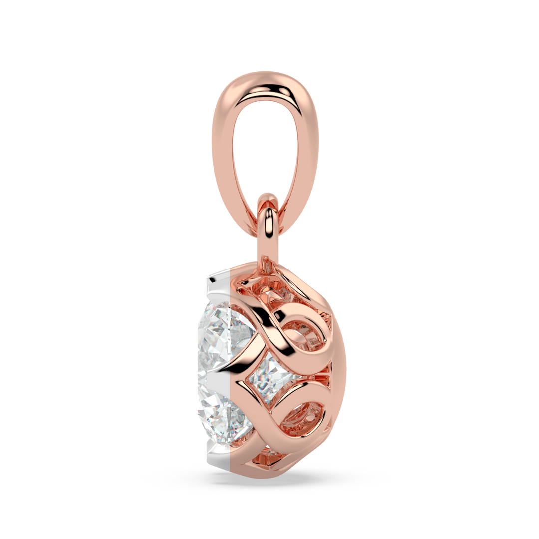 9K Gold Esmeralda Pendant