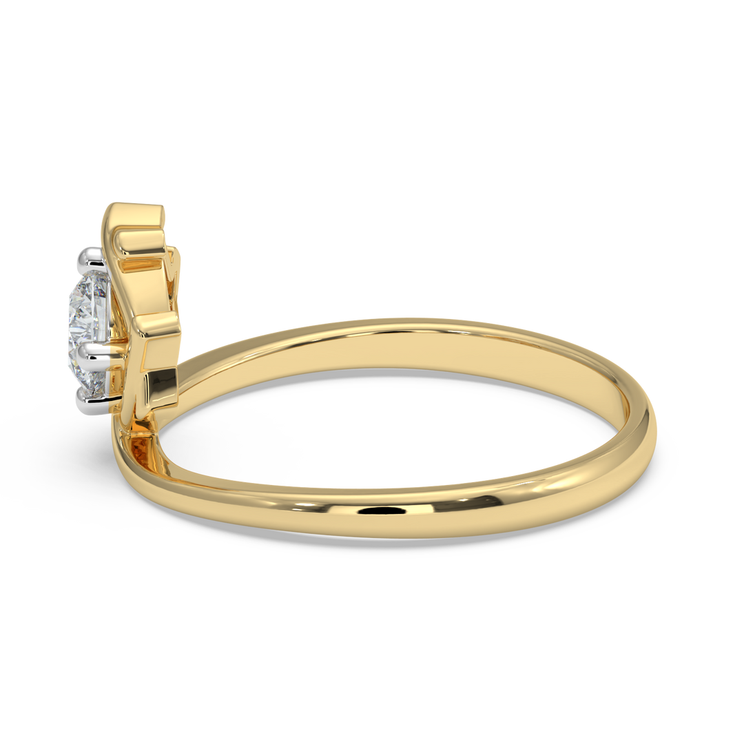 9K Gold Adele Ring