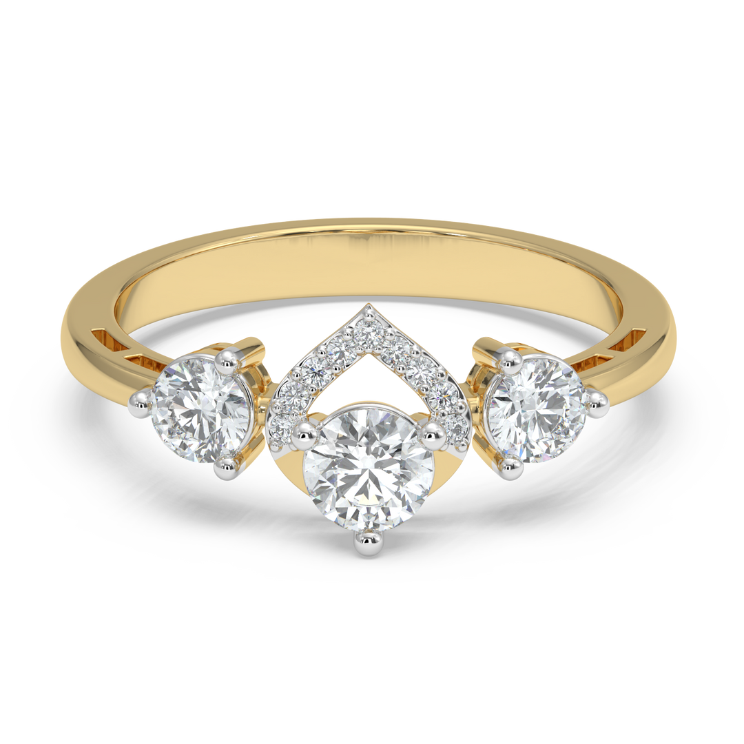 9K Gold Bluebell Ring