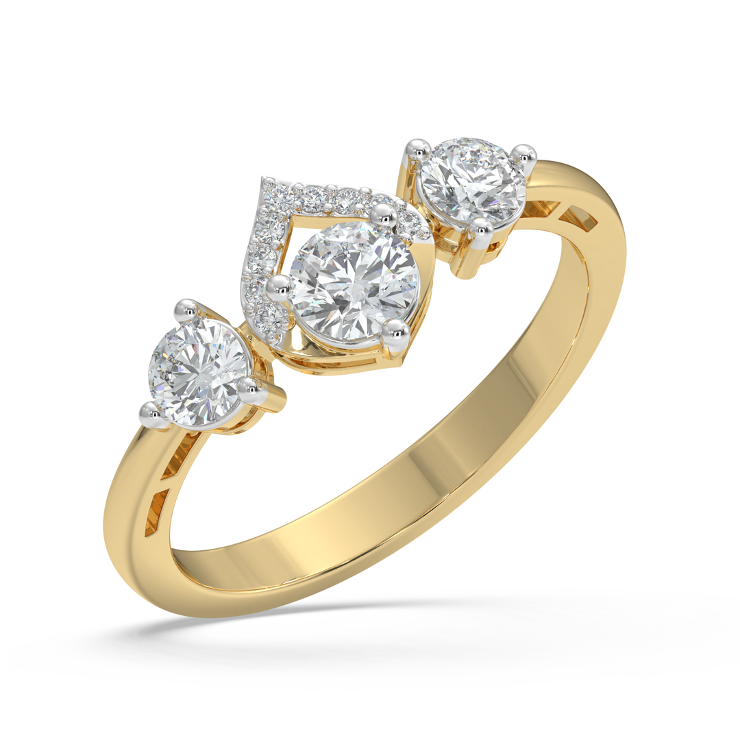 9K Gold Bluebell Ring