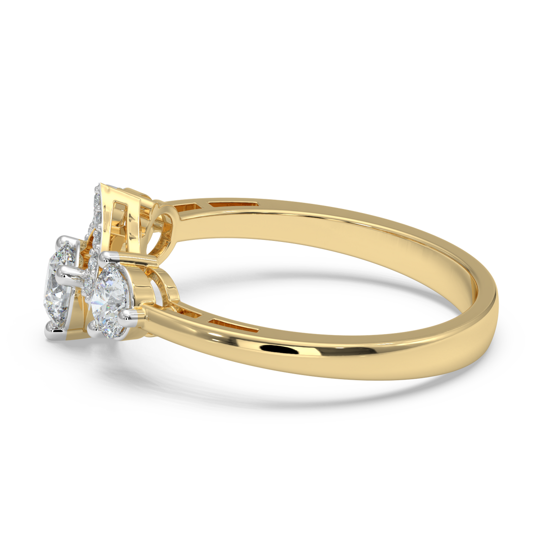 9K Gold Bluebell Ring