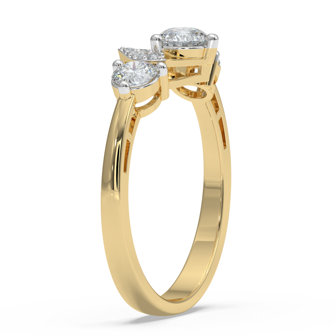 9K Gold Bluebell Ring
