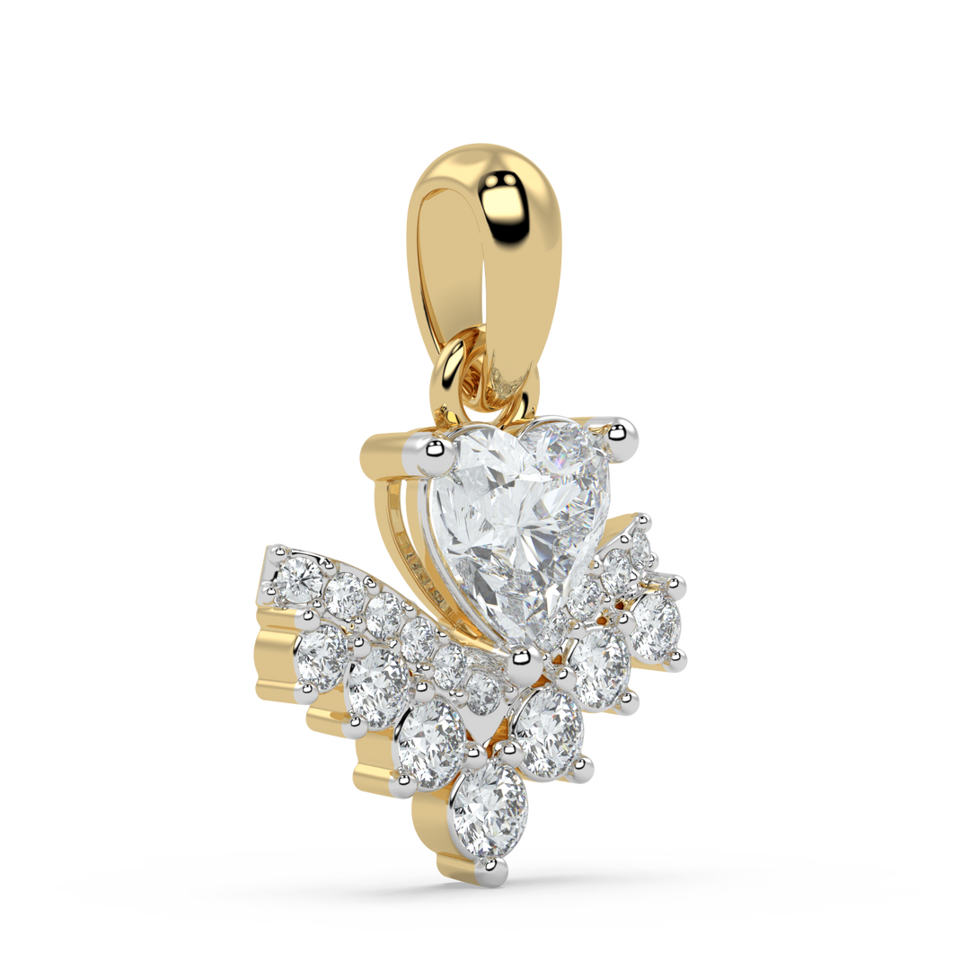 9K Gold Peridot Pendant