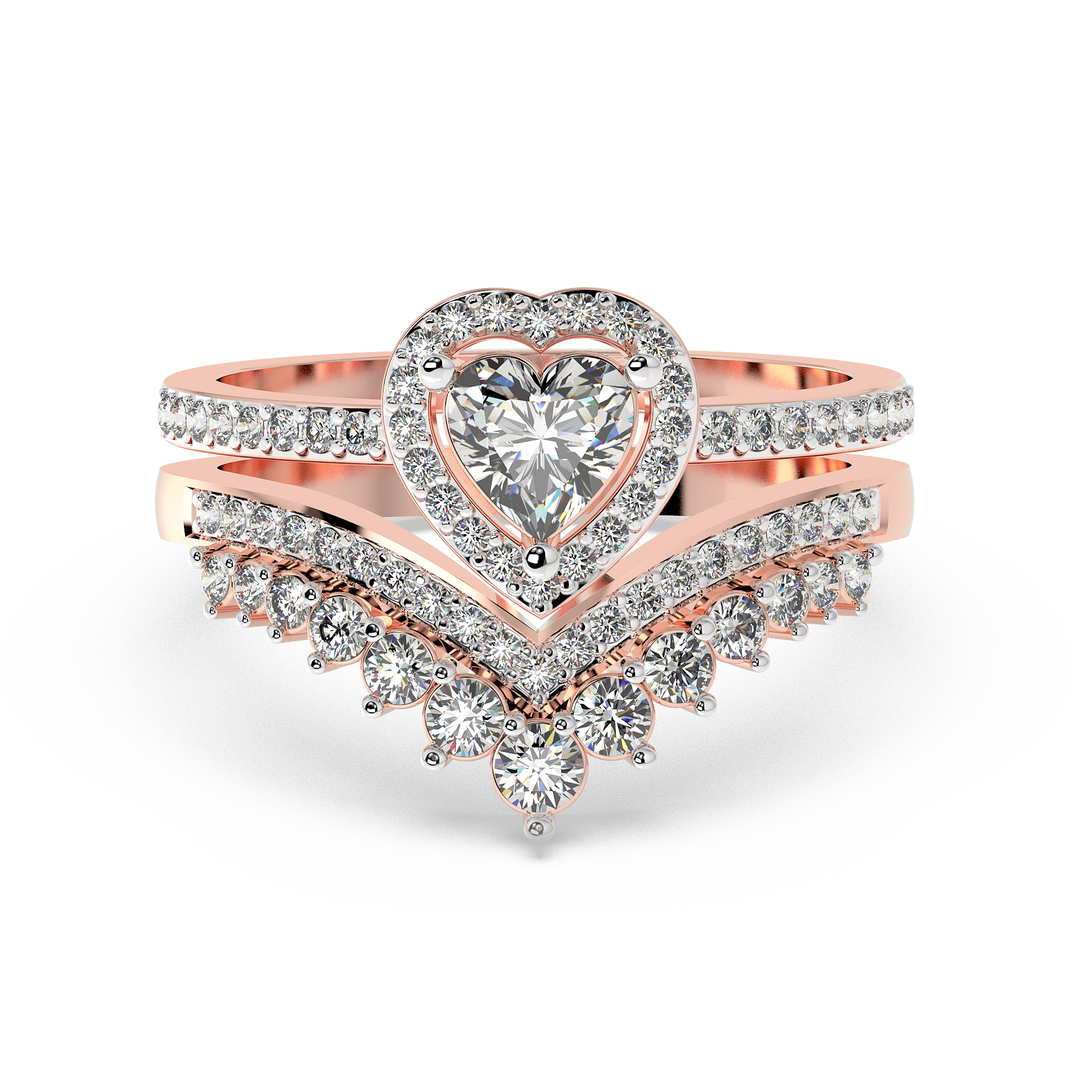 9K Gold Heather Ring