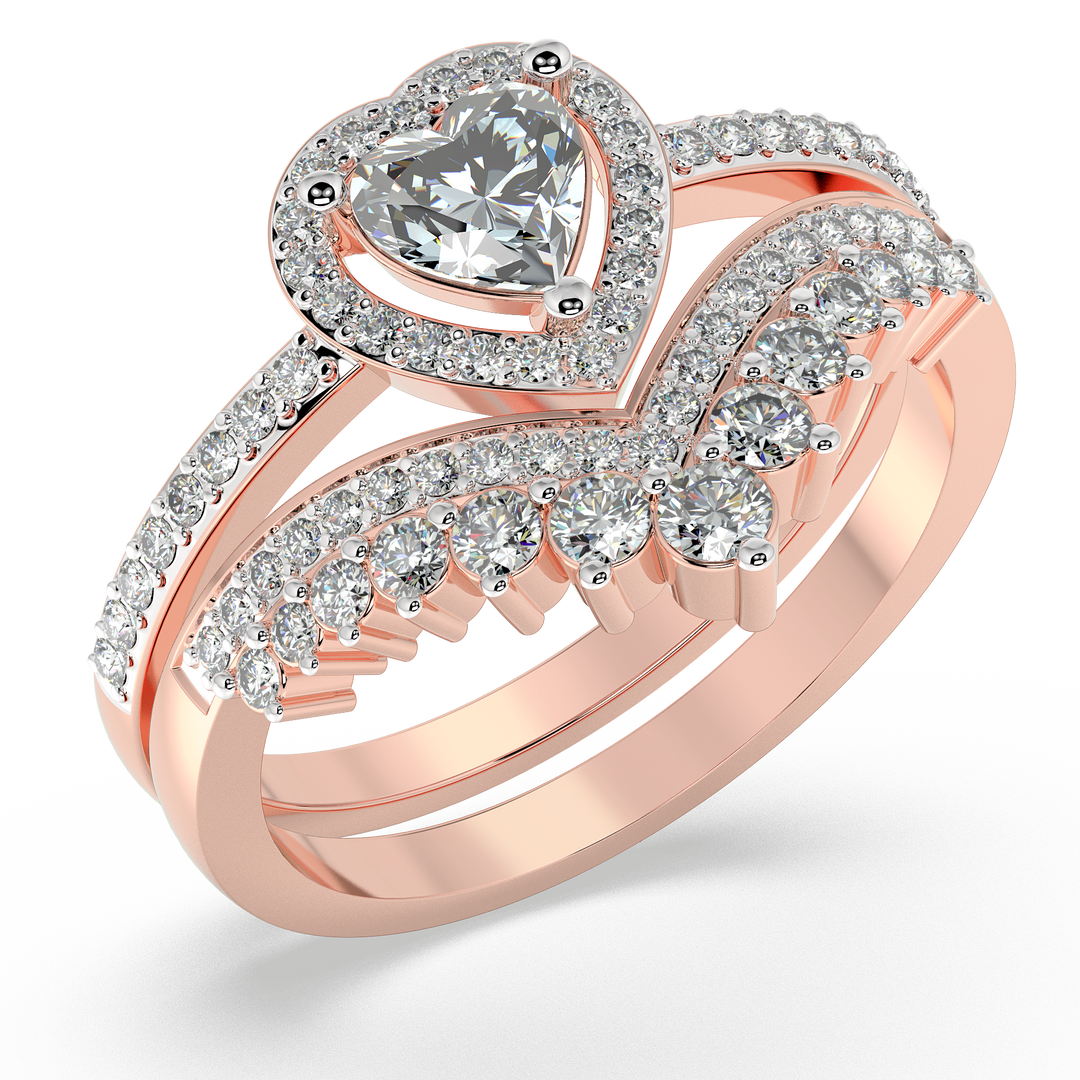 9K Gold Heather Ring