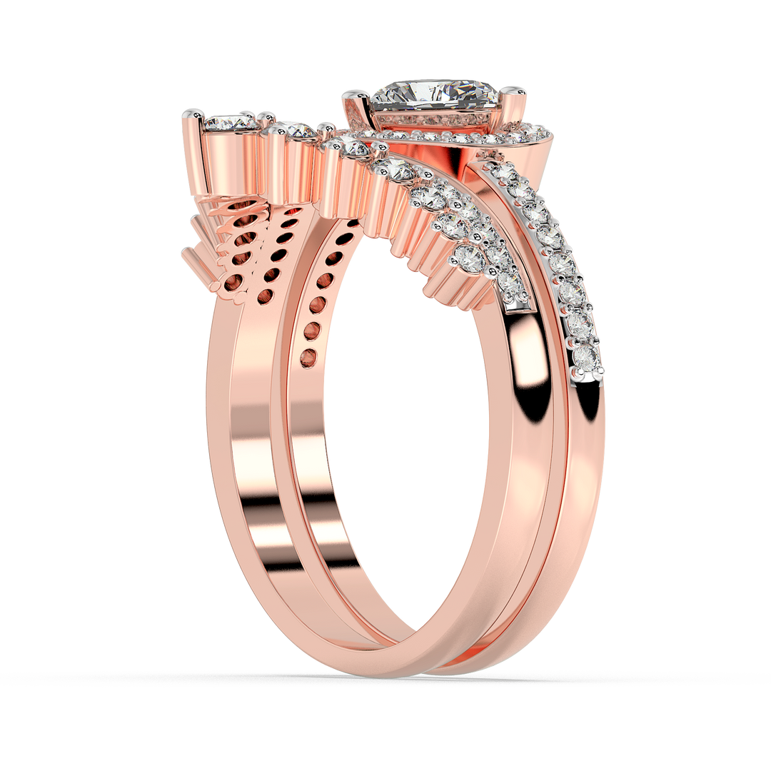 9K Gold Heather Ring