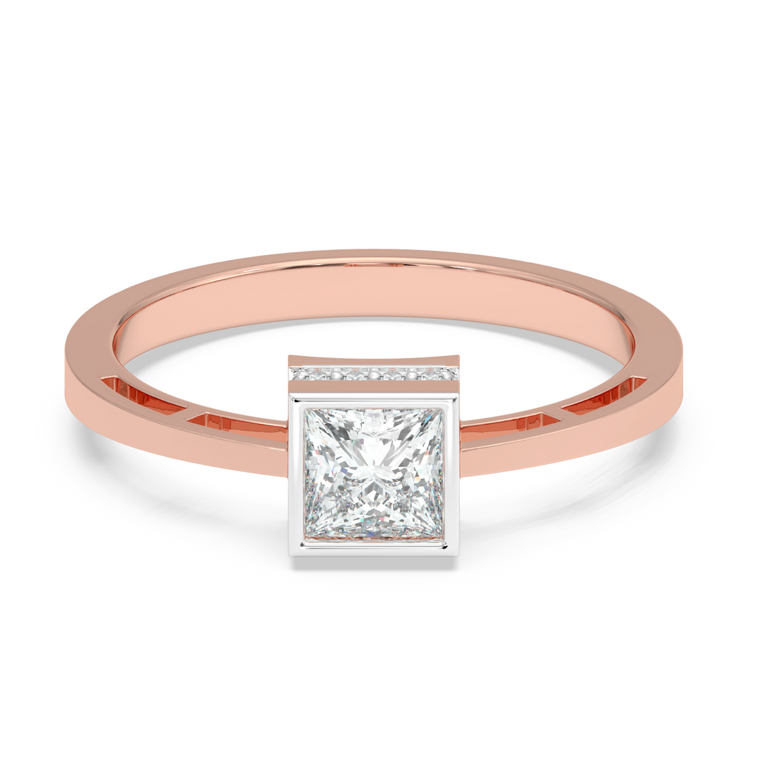 9K Gold Lavender Ring
