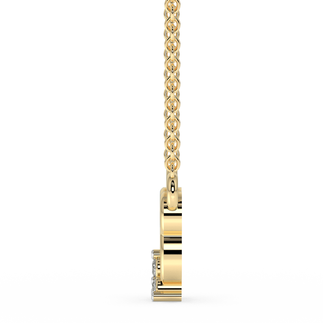 9K Gold Noor Pendant