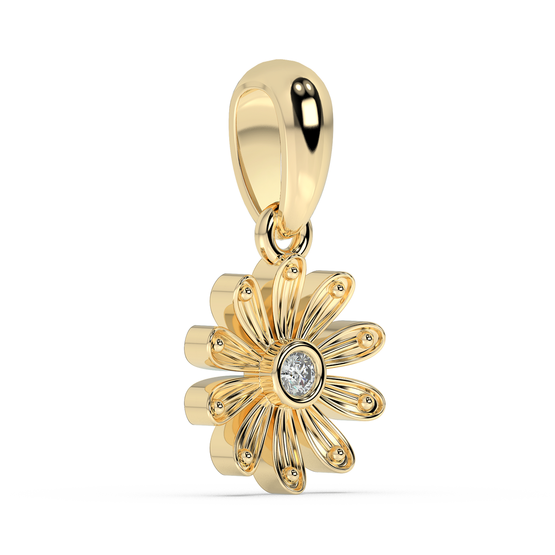 9K Gold Topaz Pendant