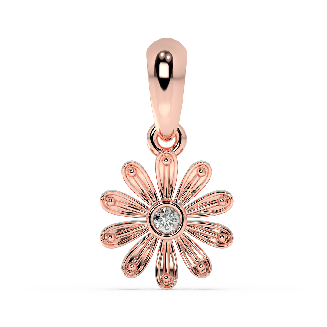9K Gold Topaz Pendant