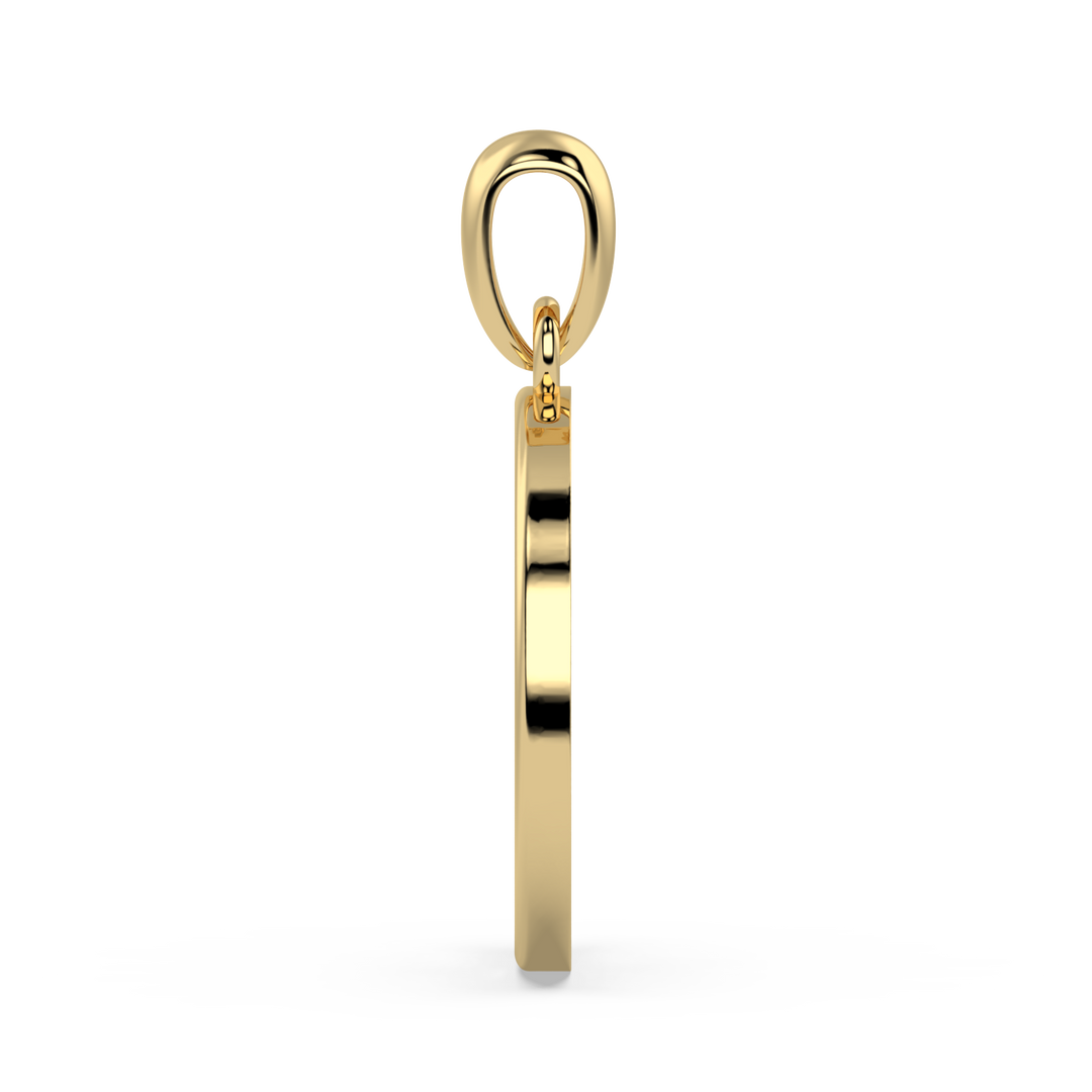 9K Gold Onyx Pendant