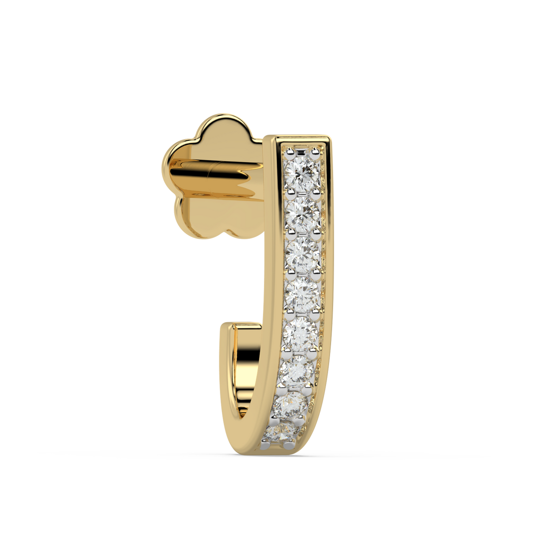 9K Gold Suvi Nose Pin