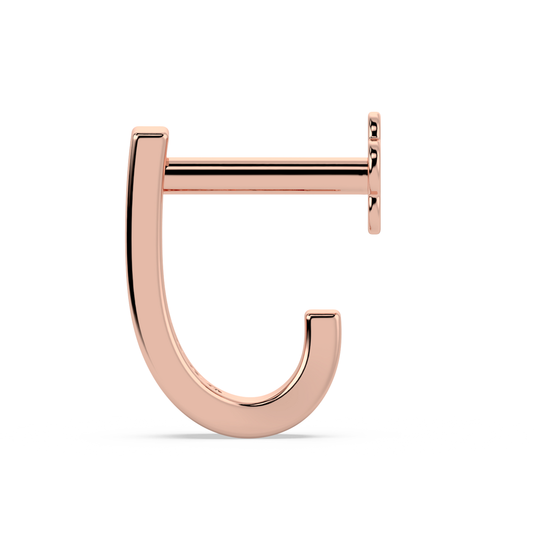 9K Gold Suvi Nose Pin