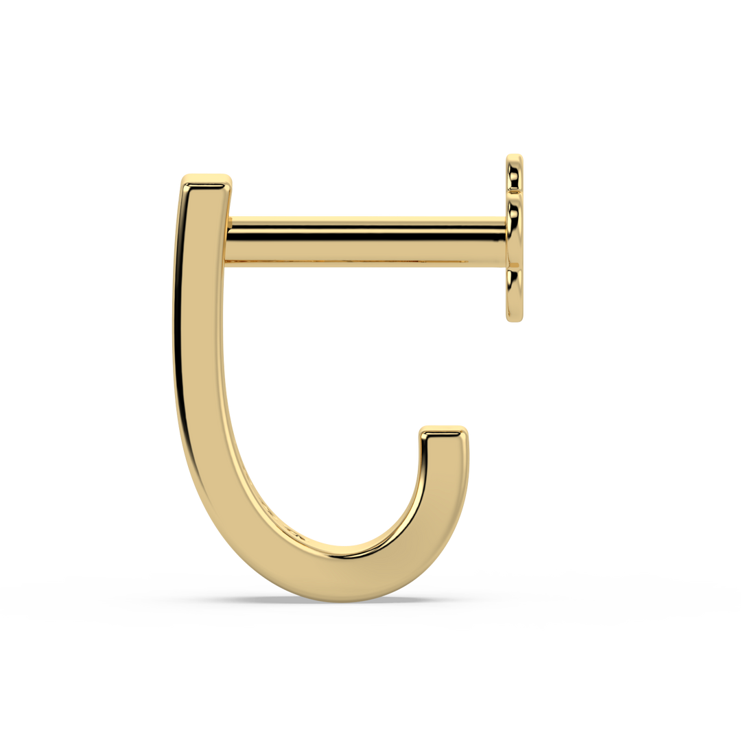9K Gold Suvi Nose Pin