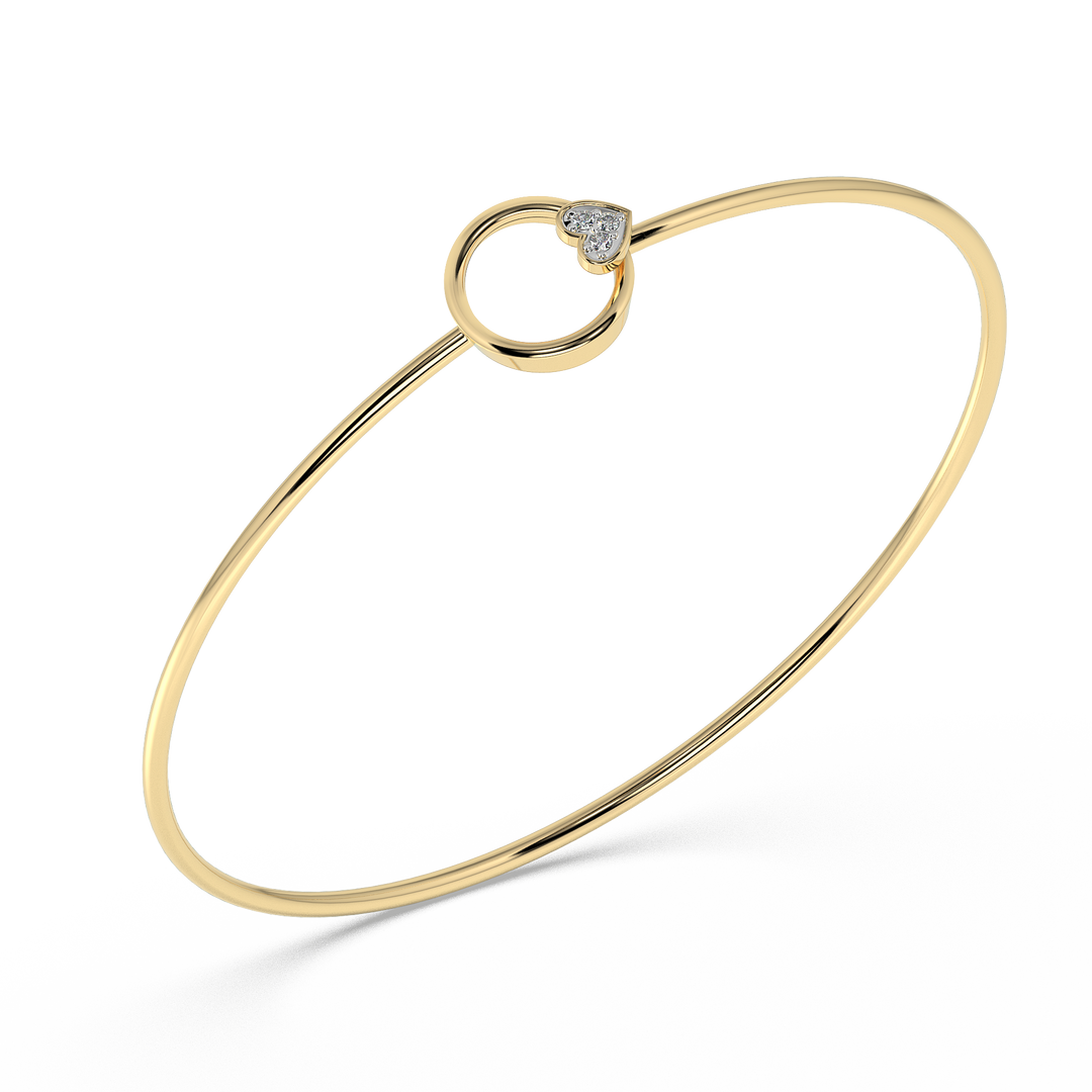 9K Gold Guinevere Bangle