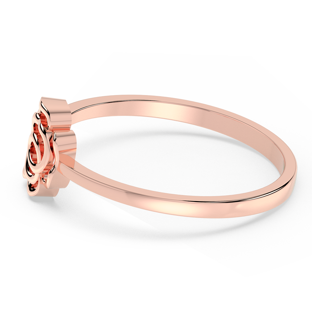 9K Gold Marguerite Ring