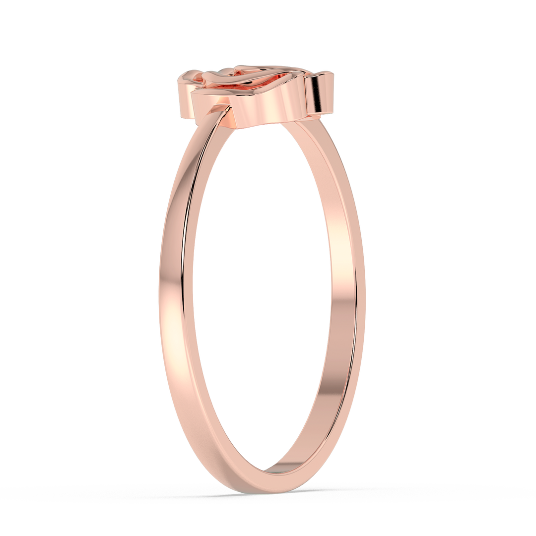 9K Gold Marguerite Ring