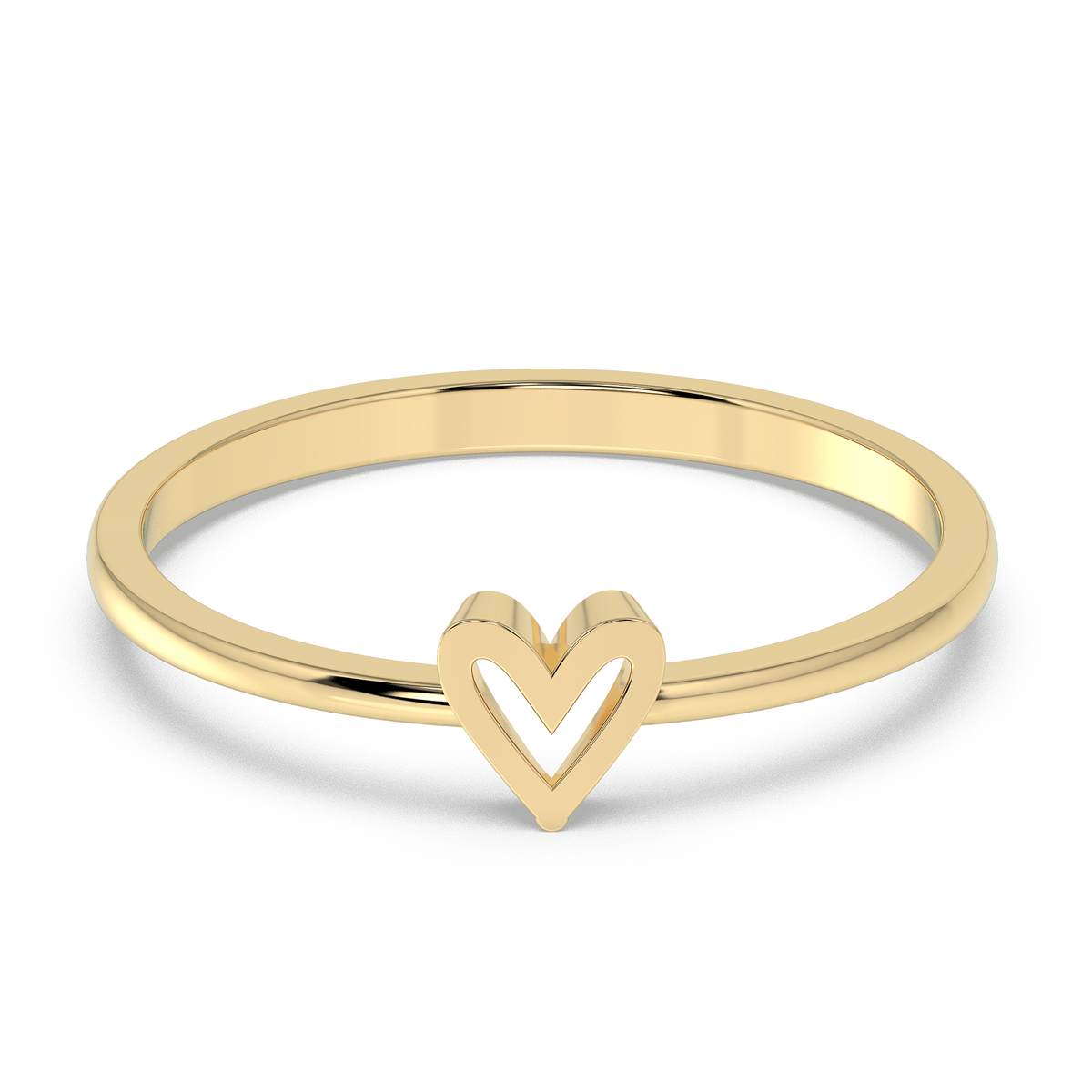 9k gold clementine ring