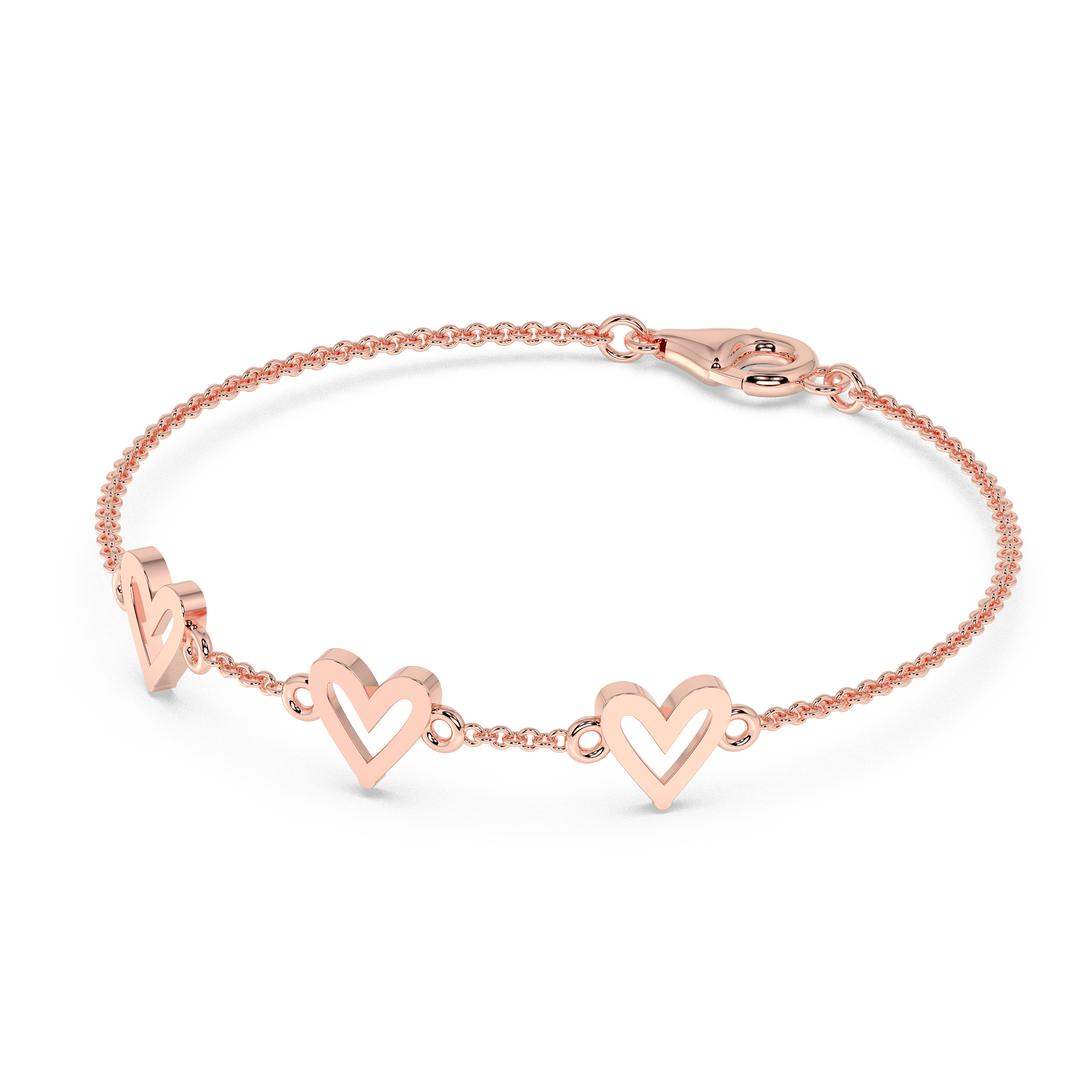 9K Gold Saffron Bracelet