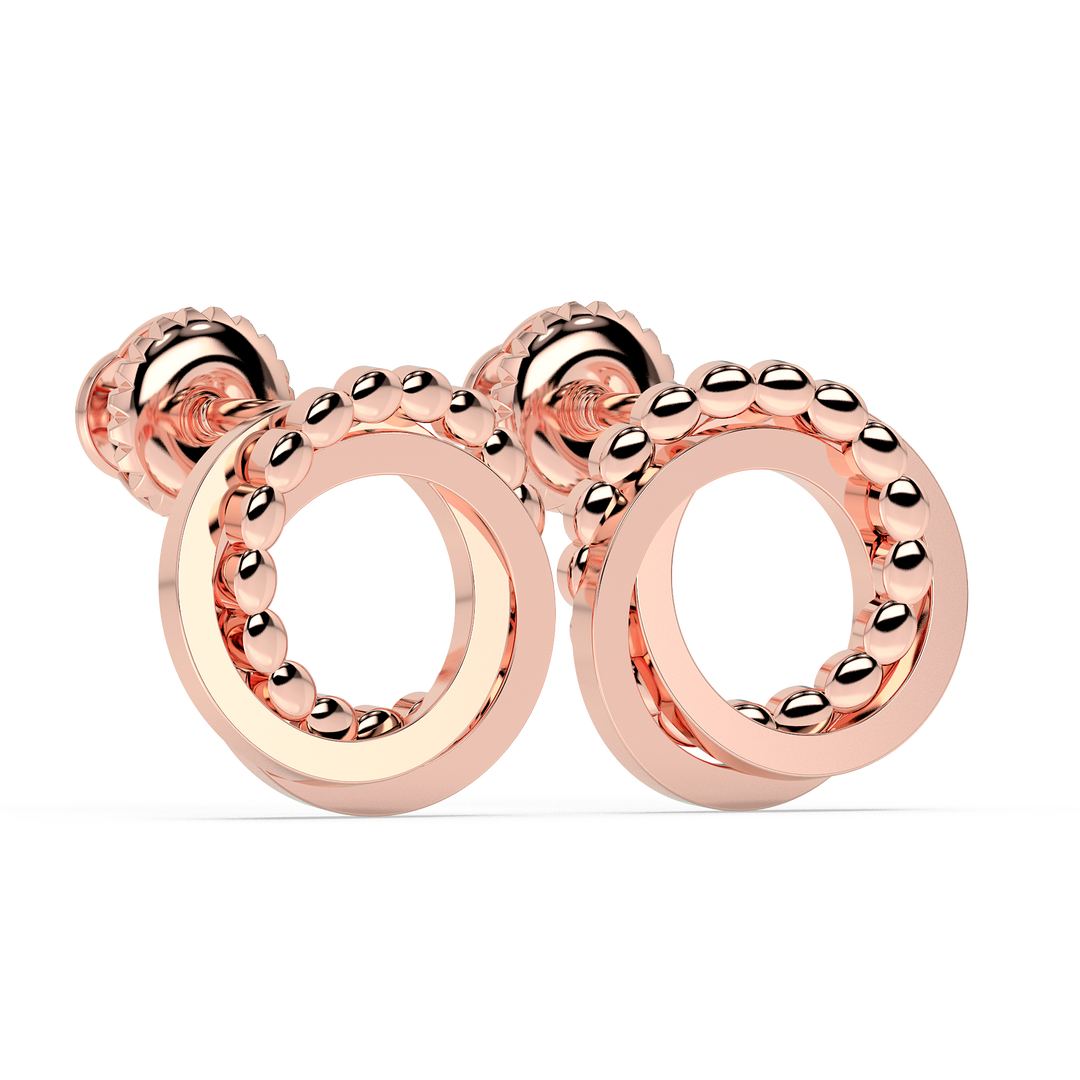 9K Gold Saga Earrings
